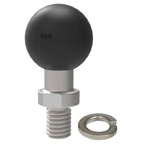 RAM MOUNTS BALL ADAPTER WITH 3/8"16 THREADED POST (RAM - B - 236U) - DRIVEN Canada's Powersports 793442113017RAM - B - 236U