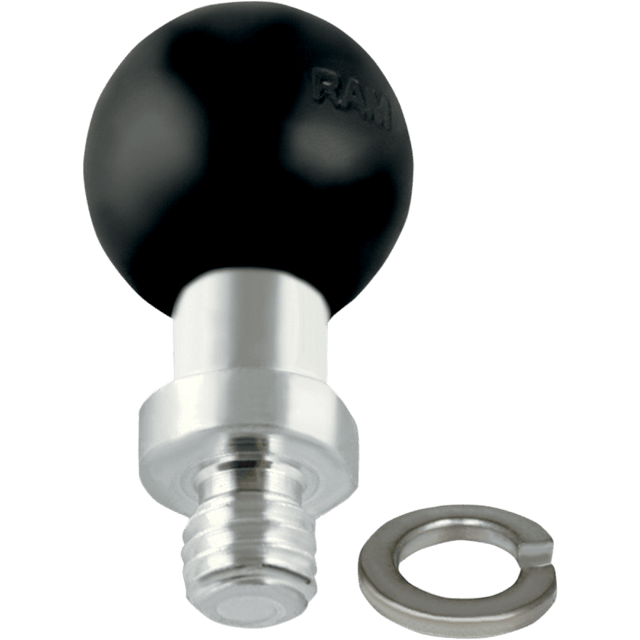 RAM MOUNTS BALL ADAPTER WITH 3/8"16 THREADED POST (RAM - B - 236U) - DRIVEN Canada's Powersports 793442113017RAM - B - 236U