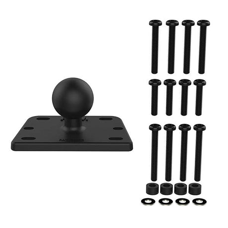 RAM MOUNTS CENTERED RESERVOIR COVER BALL BASE (RAM - B - 345) - Driven Powersports Inc.793442926969RAM - B - 345