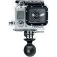 RAM MOUNTS DOUBLE - SOCKET - ARM - WITH - CAMERA - ADAPTOR - RAPB202GOP1 - Driven Powersports Inc.793442938788RAP - B - 202 - GOP1