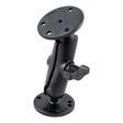 RAM MOUNTS DRILL - DOWN DOUBLE BALL MOUNT (RAM - B - 101 - RYM1) - DRIVEN Canada's Powersports 793442941559RAM - B - 101 - RYM1
