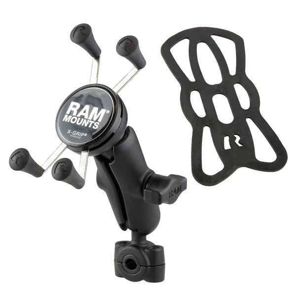 RAM MOUNTS HANDLEBAR MOUNT X - GRIP PHONE SHORT ARM (RAM - B - 408 - 37 - 62 - UN7U) - DRIVEN Canada's Powersports 882834052284RAM - B - 408 - 37 - 62 - UN7U