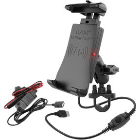 RAM MOUNTS KIT QUICKGRIP 15 WATT WIRED UBOLT (RAM - B - 149Z - A - UN14W - V7M - 1) - DRIVEN Canada's Powersports 793442932243RAM - B - 149Z - A - UN14W - V7M - 1