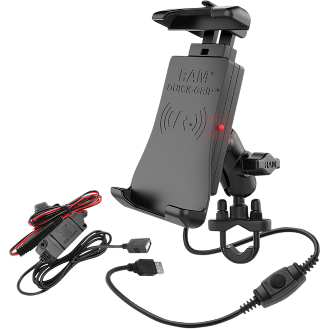 RAM MOUNTS KIT QUICKGRIP 15 WATT WIRED UBOLT (RAM - B - 149Z - A - UN14W - V7M - 1) - DRIVEN Canada's Powersports 793442932243RAM - B - 149Z - A - UN14W - V7M - 1