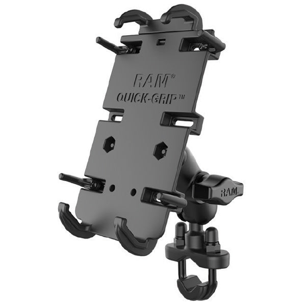RAM MOUNTS QUICK - GRIP PHONE MOUNT HANDLEBAR BASE - DRIVEN Canada's Powersports 793442008542RAM - B - 149Z - APD4U