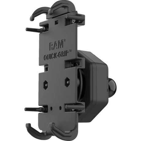 RAM Mounts RAM Quick - Grip XL Phone Holder With Vibe - Safe Adapter & Ball (RAM - HOL - PD4 - 462B) - DRIVEN Canada's Powersports RAM-HOL-PD4-462B