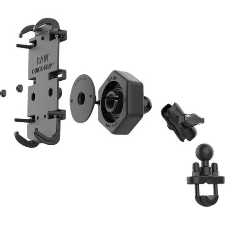 RAM Mounts RAM Quick - Grip XL Phone Mount With Vibe - Safe & U - Bolt Base - DRIVEN Canada's Powersports RAM-B-149Z-A-PD4-462