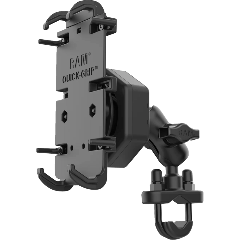RAM Mounts RAM Quick - Grip XL Phone Mount With Vibe - Safe & U - Bolt Base - DRIVEN Canada's Powersports RAM-B-149Z-A-PD4-462