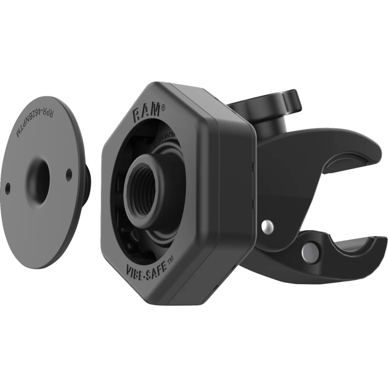 RAM Mounts RAM Tough - Claw Small Clamp Base With Vibe - Safe Adapter (RAP - 400 - 462NPT) - DRIVEN Canada's Powersports RAP-400-462NPT