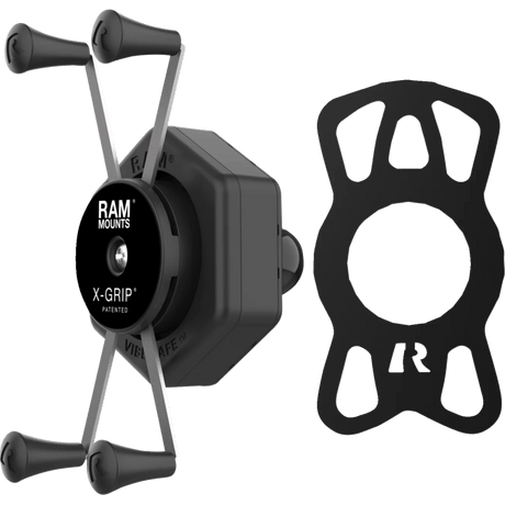 RAM Mounts RAM X - Grip Large Phone Holder With Ball & Vibe - Safe Adapter (RAM - HOL - UN10B - 462) - DRIVEN Canada's Powersports RAM-HOL-UN10B-462