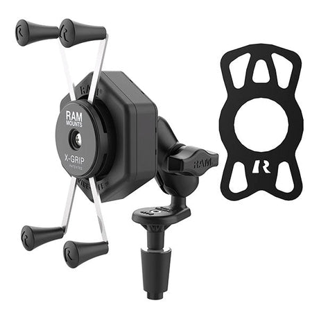 RAM Mounts RAM X - Grip Large Phone Mount With Vibe - Safe & Fork Stem Base (RAM - B - 176 - A - UN10 - 462) - DRIVEN Canada's Powersports RAM-B-176-A-UN10-462