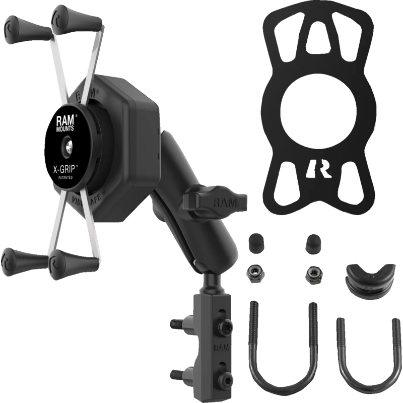 RAM Mounts RAM X - Grip Large Phone Mount With Vibe - Safe & Reservoir Base (RAM - B - 174 - UN10 - 462) - DRIVEN Canada's Powersports RAM-B-174-UN10-462