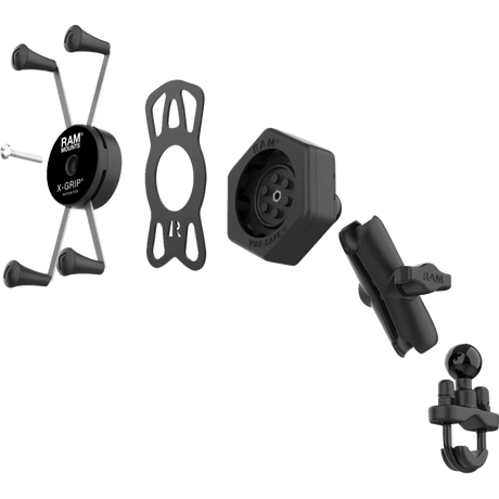 RAM MOUNTS RAM X - GRIP LARGE PHONE MOUNT WITH VIBE - SAFE & U - BOLT BASE - DRIVEN Canada's Powersports RAM - B - 149Z - UN10 - 462