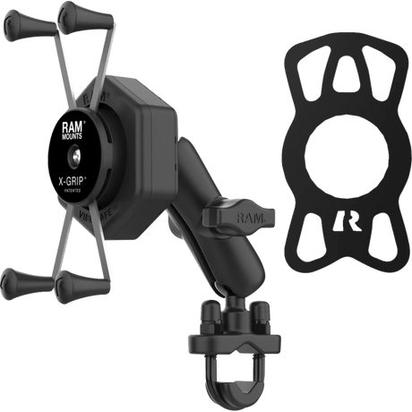 RAM MOUNTS RAM X - GRIP LARGE PHONE MOUNT WITH VIBE - SAFE & U - BOLT BASE - DRIVEN Canada's Powersports RAM - B - 149Z - UN10 - 462