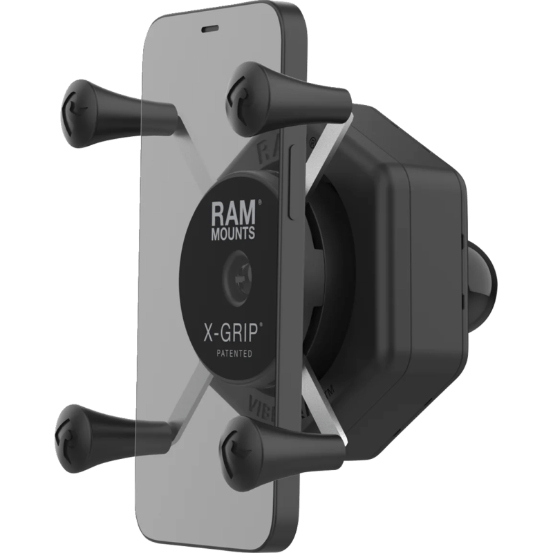 RAM Mounts RAM X - Grip Phone Holder With Ball & Vibe - Safe Adapter (RAM - HOL - UN7B - 462) - DRIVEN Canada's Powersports RAM-HOL-UN7B-462
