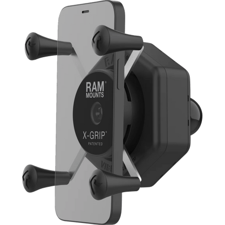 RAM Mounts RAM X - Grip Phone Holder With Ball & Vibe - Safe Adapter (RAM - HOL - UN7B - 462) - DRIVEN Canada's Powersports RAM-HOL-UN7B-462