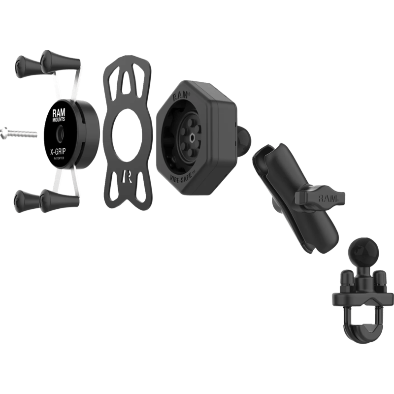 RAM Mounts RAM X - Grip Phone Mount With Vibe - Safe & U - Bolt Base - DRIVEN Canada's Powersports RAM-B-149Z-UN7-462