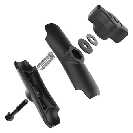 RAM MOUNTS DOUBLE SOCKET ARM (RAM - B - 201U) - DRIVEN Canada's Powersports 793442002106RAM - B - 201U