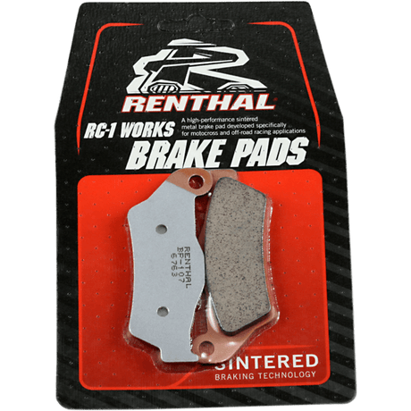 RENTHAL BP - 107 RC - 1 WORKS BRAKE PAD SET MX RENTHAL - Driven Powersports Inc.765442095174BP - 107