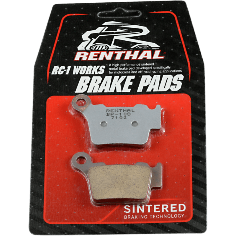 RENTHAL BP - 108 RC - 1 WORKS BRAKE PAD SET MX RENTHAL - Driven Powersports Inc.765442095181BP - 108