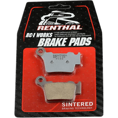 RENTHAL BP - 108 RC - 1 WORKS BRAKE PAD SET MX RENTHAL - Driven Powersports Inc.765442095181BP - 108