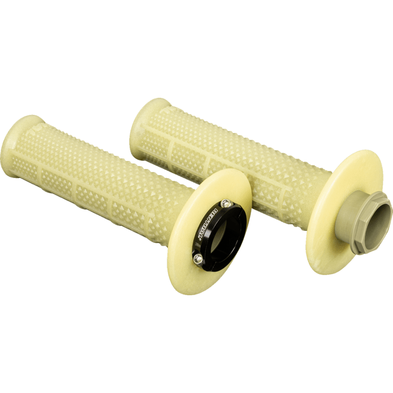 RENTHAL MX R - WORKS LOCK - ON GRIP ARAMID TAPERED/HALF WAFFLE (G240) - DRIVEN Canada's Powersports G240