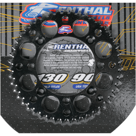 RENTHAL SPROCKET 121U-428-50GP Black Front - Driven Powersports