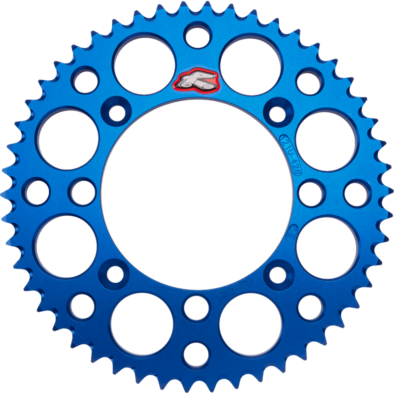 RENTHAL SPROCKET 121U-428-50GP Blue Front - Driven Powersports