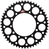 RENTHAL SPROCKET 123U-520-51 Black Front - Driven Powersports