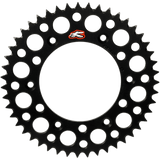 RENTHAL SPROCKET 154U-520-48 Black Front - Driven Powersports