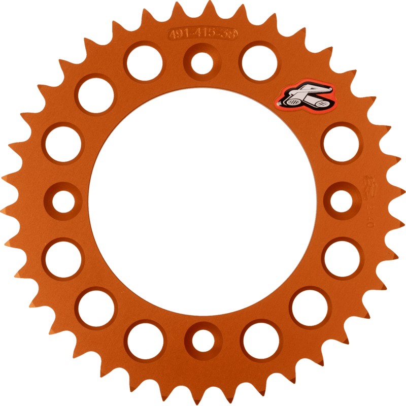 RENTHAL SPROCKET 491--415-38P Orange Front - Driven Powersports