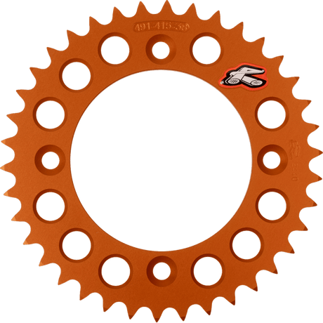 RENTHAL SPROCKET 491--415-38P Orange Front - Driven Powersports