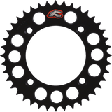 RENTHAL SPROCKET 491--415-40P Black Front - Driven Powersports