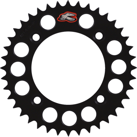 RENTHAL SPROCKET 491--415-40P Black Front - Driven Powersports