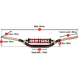 Renthal Twinwall Handlebar 990 - DRIVEN Canada's Powersports 765442161541990-01-BK-07-185