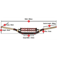 Renthal Twinwall Handlebar 991 - DRIVEN Canada's Powersports 765442161701991-01-BK-07-185