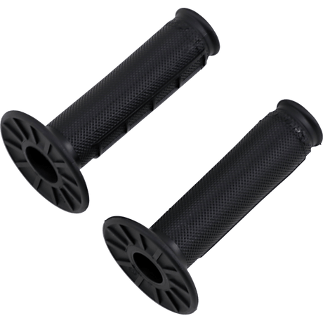 RENTHAL ULTRA TACKY HALF WAFFLE GRIPS DUAL COMPOUND ON BLACK - Driven Powersports Inc.765442152136G197