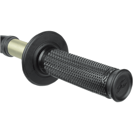 RENTHAL ULTRA TACKY HALF WAFFLE GRIPS DUAL COMPOUND TAPERED ON BK - Driven Powersports Inc.765442152143G198