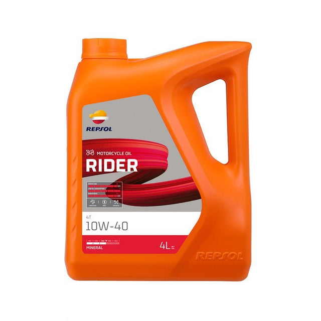 REPSOL MINERAL 4T ENGINE OIL RIDER 10W40 (4L) (RPP2130MGB) - Driven Powersports Inc.8410921053733RPP2130MGB