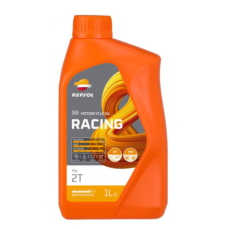 REPSOL SEMI - SYNTHETIC 2T ENGINE OIL MIX RACING (1L) (RPP2051ZHC) - Driven Powersports Inc.8410921053290RPP2051ZHC