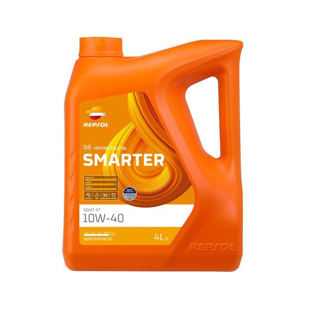 REPSOL SEMI - SYNTHETIC 4T ENGINE OIL SMARTER 10W40 (4L) (RPP2065MGB) - Driven Powersports Inc.8410921053580RPP2065MGB