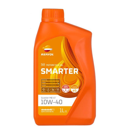 REPSOL SEMI - SYNTHETIC 4T ENGINE OIL SMARTER MB 10W40 (1L) (RPP2061MHC) - Driven Powersports Inc.8410921053351RPP2061MHC