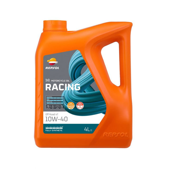 REPSOL SYNTHETIC 4T ENGINE OIL RACING 10W40 (4L) (RPP2006MGB) - Driven Powersports Inc.8410921053276RPP2006MGB