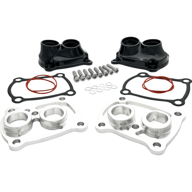 REVOLUTION PERFORMANCE LLC TAPPET COVER TAP - IT - RIGHT KIT GLOSS BLACK/RAW M8 (TIR - B) - DRIVEN Canada's Powersports TIR - B