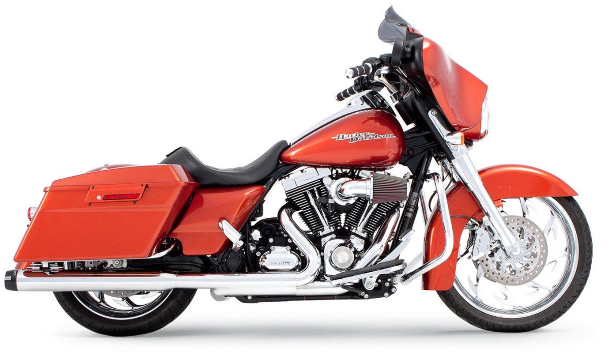 RINEHART RACING 95 - 09 FLH 3.5" SLIP - ONS END CAPS - Driven Powersports Inc.500 - 0100