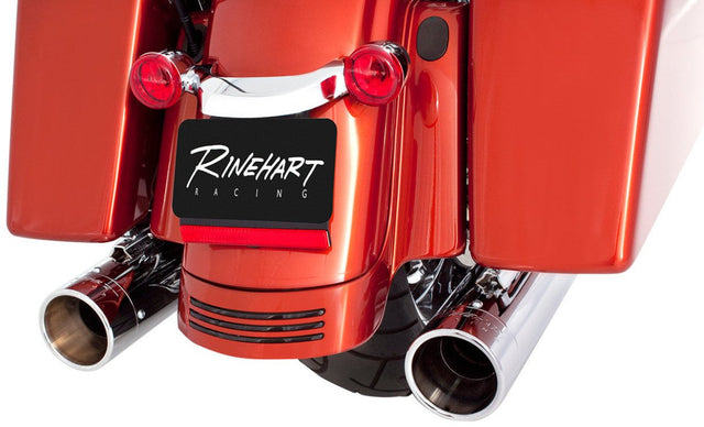 RINEHART RACING 95 - 16 FLH 4" SLIP - ONS END CAPS - Driven Powersports Inc.500 - 0102C