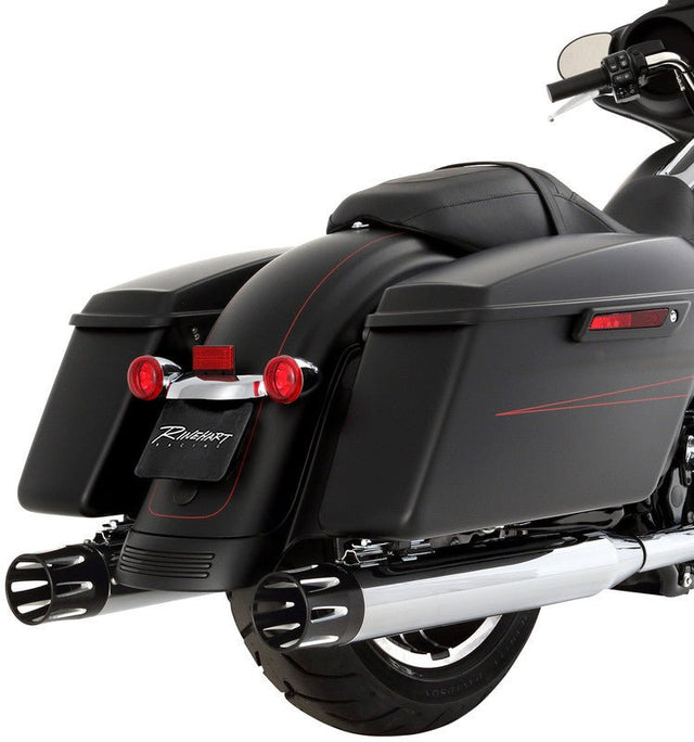 RINEHART RACING 95 - 16 FLH 4" SLIP - ONS MERGE END CAPS - REV2 - Driven Powersports Inc.500 - 0102 - Merge