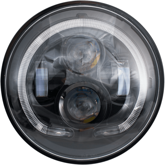 RIVCO PRODUCTS HEADLIGHT LED 7" DOT - Driven Powersports Inc.LED - 130B