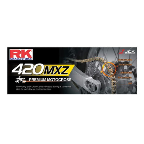 RK 420MXZ CHAIN 130 (STEEL) (420MXZ - 130) - Driven Powersports Inc.420MXZ - 130