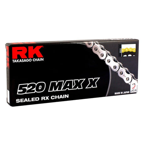 RK 520MAX - X CHAIN 100 LINK - CL (GOLD) (G520MAX - X - 100) - Driven Powersports Inc.04201700G520MAX - X - 100